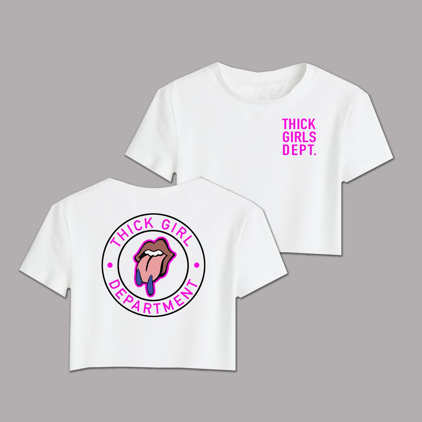 Thick Girls Dept. Crop Top