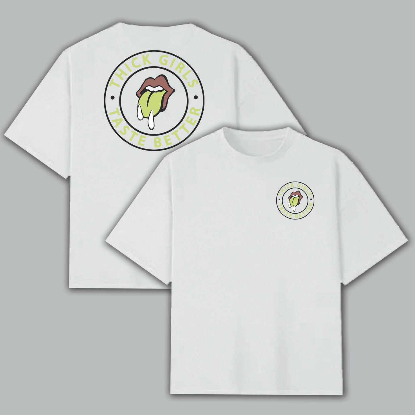 Thick Girls Drop Shoulder Tee