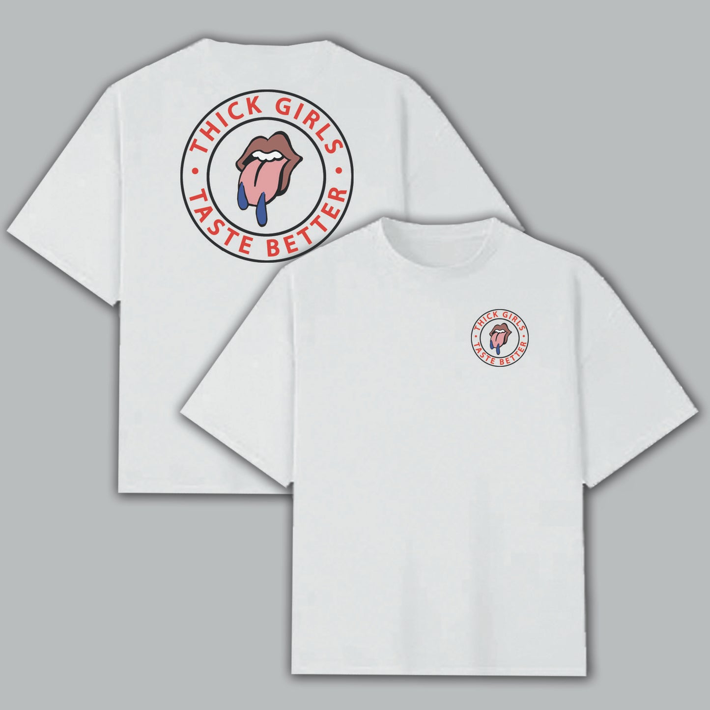 Thick Girls Drop Shoulder Tee