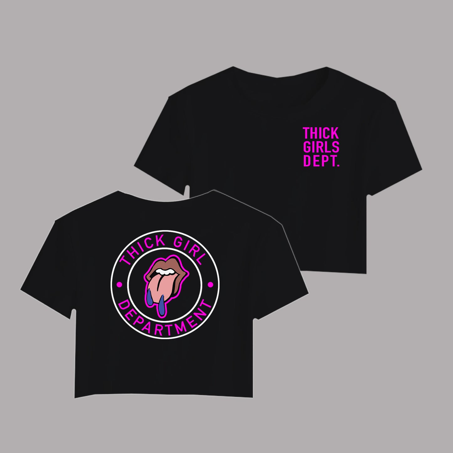Thick Girls Dept. Crop Top
