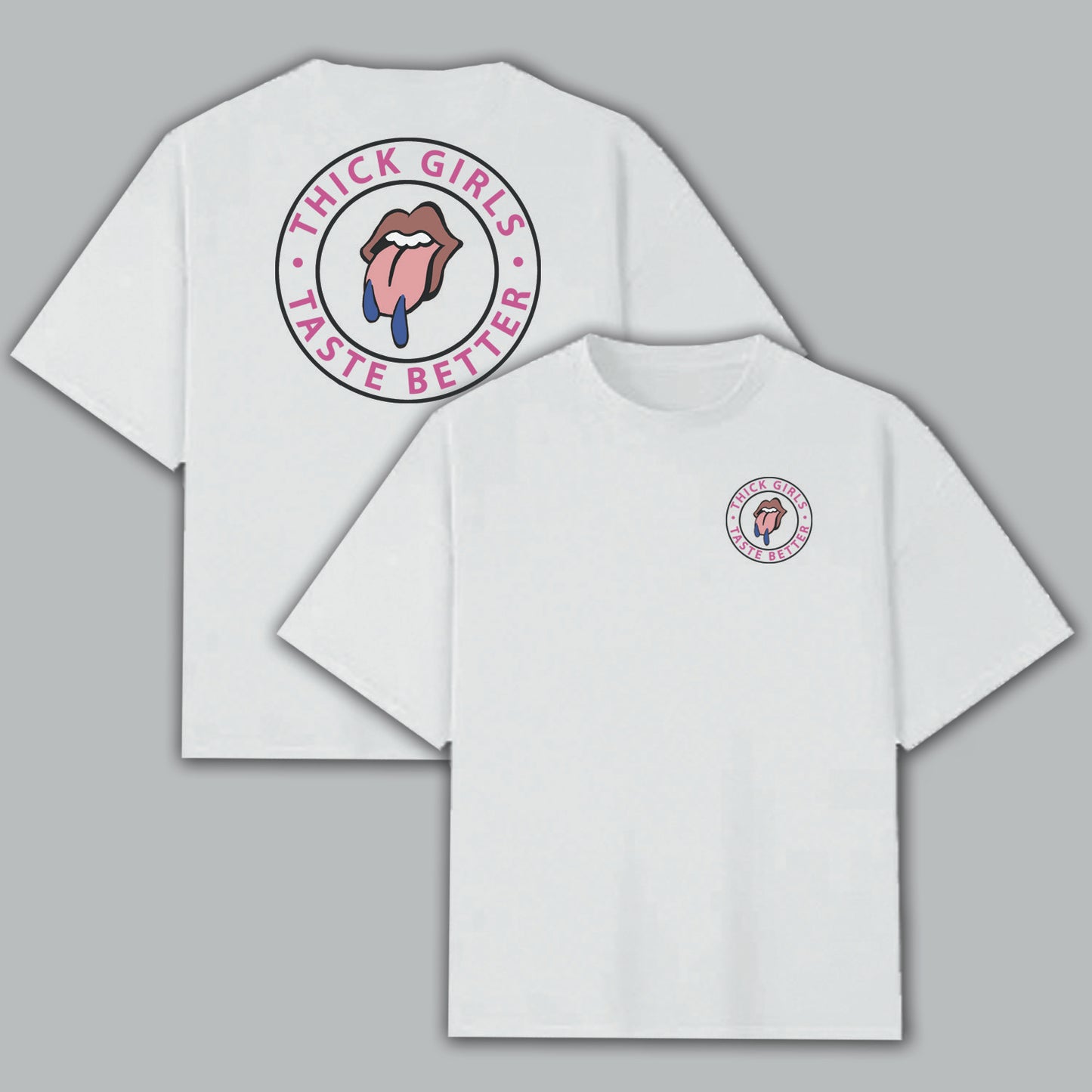 Thick Girls Drop Shoulder Tee